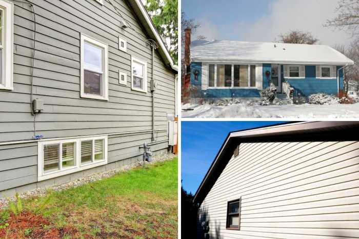 Redo siding on house