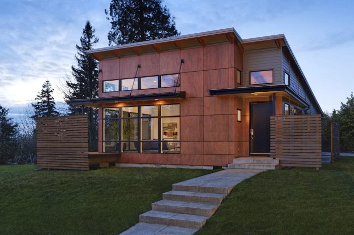 Cladding exterior wood modern house design wall external panels residence front architects plywood mdo homes luxury contemporary door giulietti schouten Universal siding